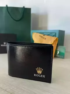 BILLETERA ROLEX BLACK 6303