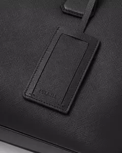 CARTERA PRADA SAFFIANO BLACK WORK - tienda online