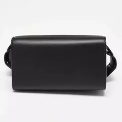 GIVENCHY BLACK LEATHER NANO HORIZON CROSSBODY BAG - El Patron Import