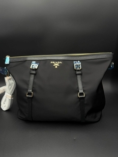CARTERA PRADA TESSUTO BLACK