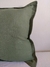 Funda de almohadón Gasa verde seco 60x40
