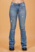 CALCA JEANS BORDADA MISS COUNTRY LIBERTY REF 0942