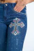 CALCA JEANS MISS COUNTRY CHARM REF 1007 - comprar online