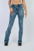 CALCA JEANS BORDADA MISS COUNTRY LIBERTY PENA REF 1036