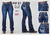 CALÇA JEANS DOCKS WESTERN FEM DW 51 TRAD FLARE REF 3437