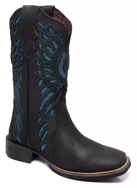 Bota Texana Helazza Feminina Ref 469002 Constance