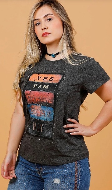 T-SHIRT MISS COUNTRY EVERYDAY REF 0954