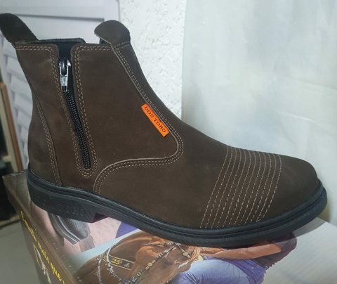 BOTINA DON TORO COURO NOBUCK COR CAFE REF B33
