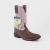 BOTA DURANGO DGO - MED DOG/CINZA 2 COST GEL PRETO REF 170008G2P