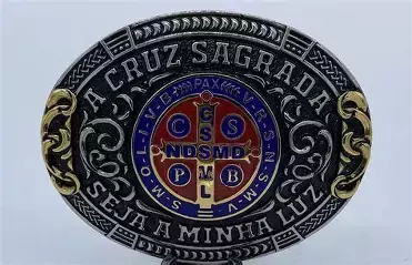 FIVELA SUMETAL MEDALHA DE SÃO BENTO-CRUZ SAGRADA REF 12767F