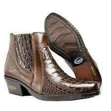 Botina Capelli Boots Salto Carrapeta Cor Café Ref. 750