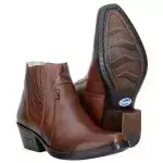 Botina Capelli Boots Salto Carrapeta Floater Pinhão Ref 750