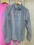 Camisa Texas Farm Bordada Logomarca Feminina Cinza Ref CAP007