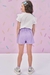 Conjunto Shorts Saia e Blusa Menina - comprar online
