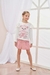 Blusa Manga Longa e Shorts Menina