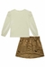 Conjunto de Blusa Manga Longa e Shorts Meninna na internet