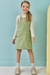 Conjunto de Blusa e Salopete Menina