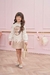 Vestido Manga Longa Menina com Bolsa em Pelo