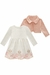 Conjunto Vestido Peluciado e Bolero em Pelo Menina