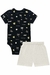 Conjunto Bebê Body e Bermuda - Bibes Kids