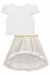 Conjunto Blusa e Shorts Saia Menina - Bibes Kids