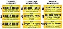 40 Embalagens Personalizadas para Chocolates Pequenos (kit kat) - loja online