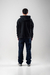 Hoodie negro con tiras - comprar online