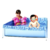 Piscina Infantil Estrutural Retangular 400 litros Reforçada em Lona Azul MOR na internet
