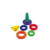 Brinquedo Educativo Torre Argolas de Urso - comprar online