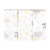 Fralda de Pano Para Bebê de Luxo Bublim Petit Estampada com Festone 3 Unidades Panda Bublim Baby
