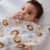 Pano de Boca Fraldinha para Bebê Estampada Leão Bublim Petit - comprar online