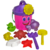 Kit Baldinho Infantil de Praia Regador e Moldes Divertidos - Rei do Balde