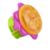 Porta Lanchinho Biscoito Snack Flor Pote Bebê Nuby
