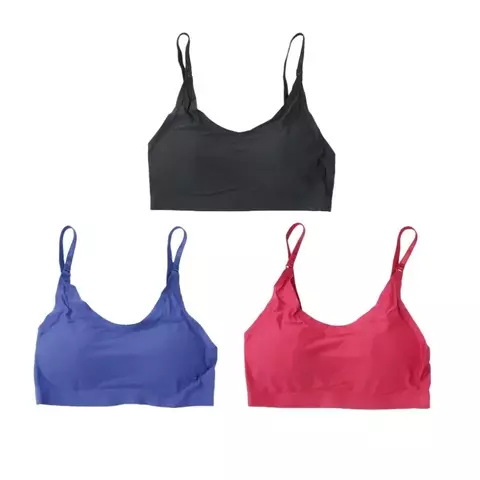 Kit 3 Sutiã feminino reforçado sem costura