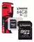 MICROSD KINGSTON C/ADAP CLASE 10 UHS- l (U1) 100 GB - comprar online