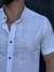 Camisa Social Oxing Manga Curta