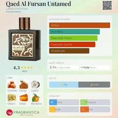 Qaed Al Fursan Untamed Lattafa Perfumes 90ml – Masculino - Giles Perfumes