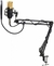 Imagem do Kit Microfone Profissional Completo Bm800 Dourado com Pop Filter Aranha Braço A