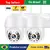 2PCS 3MP Smart Câmera de Segurança Wifi Câmera IP sem fio externo 360 Dome Ra - comprar online