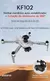 Kf102/kf102max drone 4k profissional com câmera hd 5g wifi gps 2 eixos anti sha - Tecno Gras