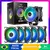 Gmrgb 6 tubos de calor CPU cooler 4 pinos PWM RGB pc silencioso Intel LGA 1700 7 - loja online