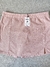 Shorts saia jeans Rosa na internet