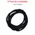 vincha de TELA NEGRO PACK X 6 Unidades