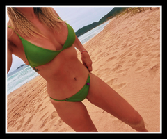 Bombacha Bikini / malla colales con tiras Regulables - comprar online