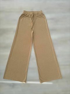 Pantalon Palazzo texturado.