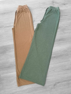 Pantalon Palazzo texturado. en internet