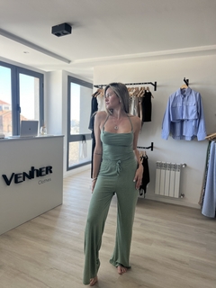 Pantalon Palazzo texturado. - tienda online