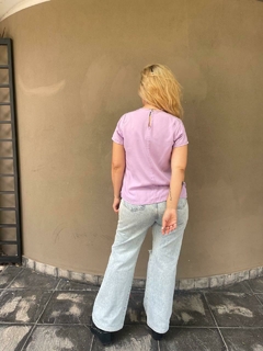 Blusa lila en internet