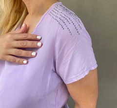 Blusa lila - tienda online