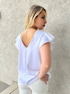 Blusa brillo collar - tienda online